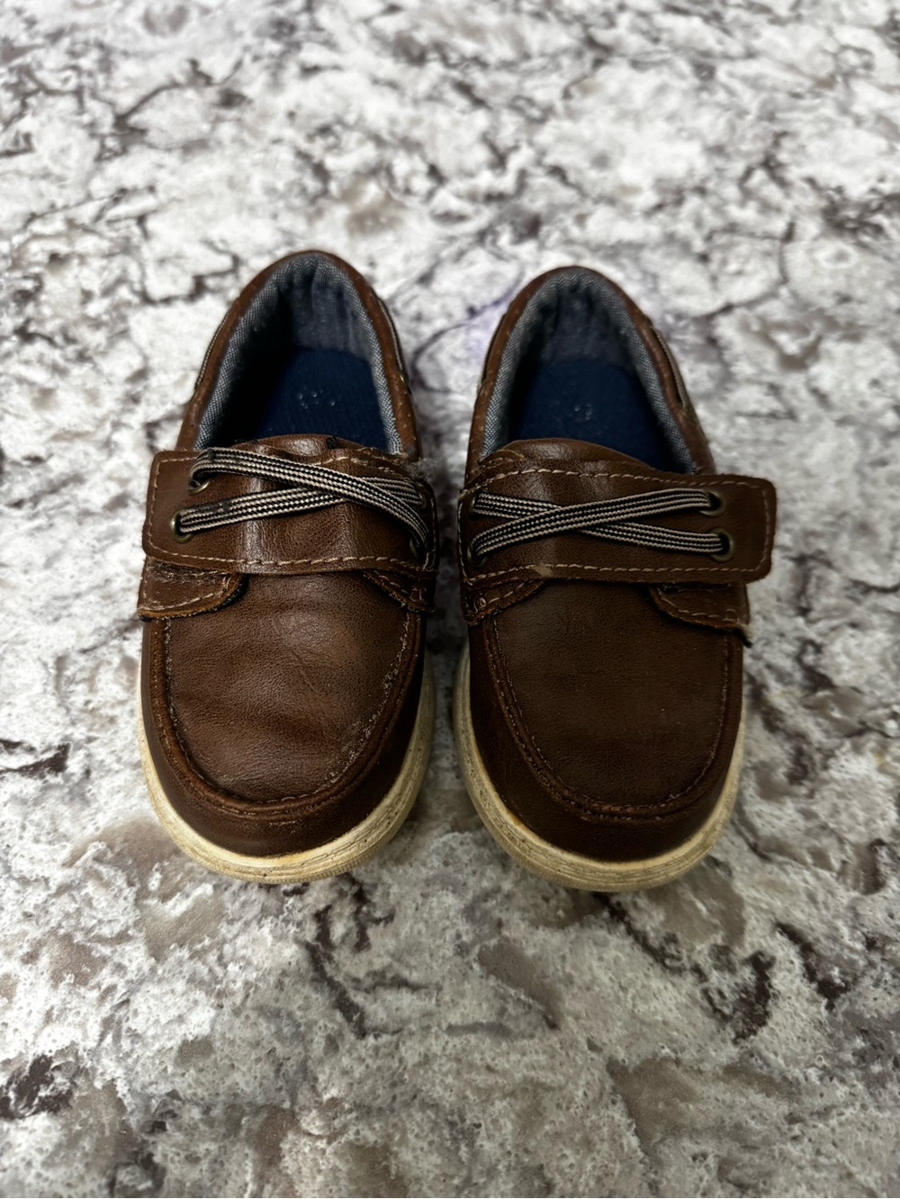 American Eagle Brown Loafer Style Shoes for Toddler Boys 6C